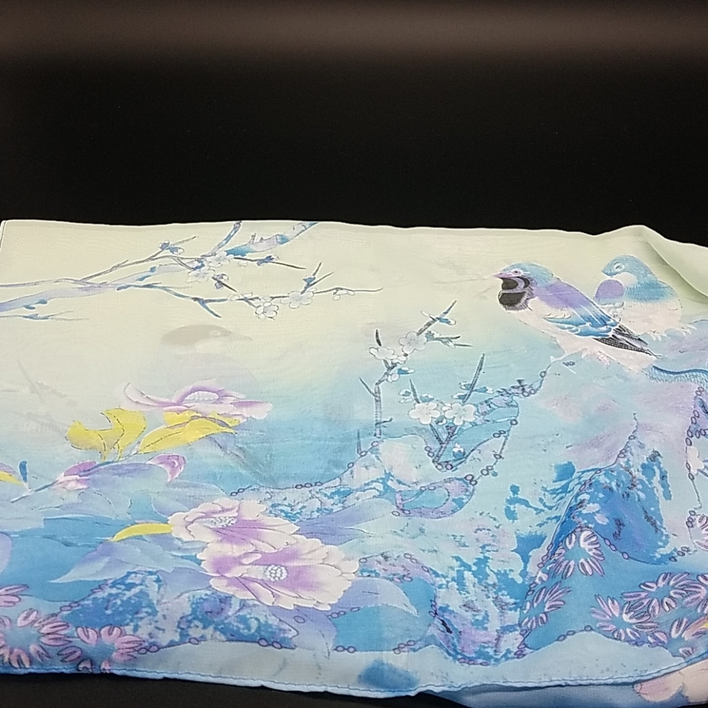 Chinese print scarf